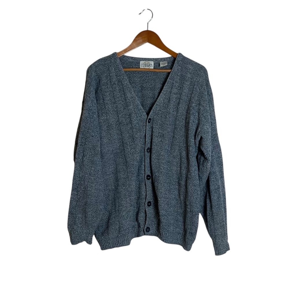 Classics grey vintage button down cardigan‎
